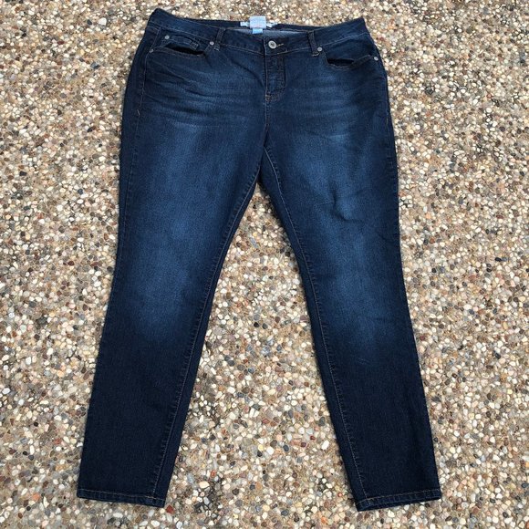 torrid Denim - Torrid Denim Blue Skinny Jeans Dark Wash #1 Sz 16S